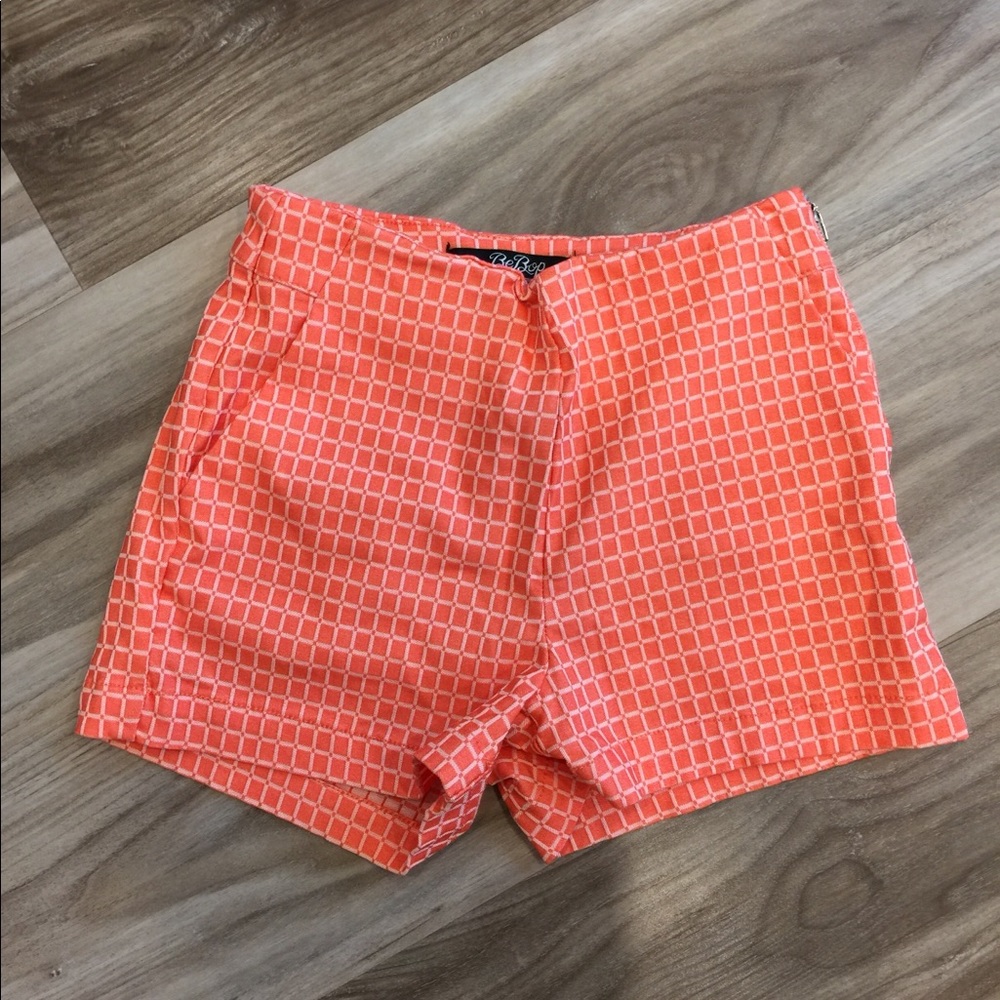 Summer Orange shorts with pockets